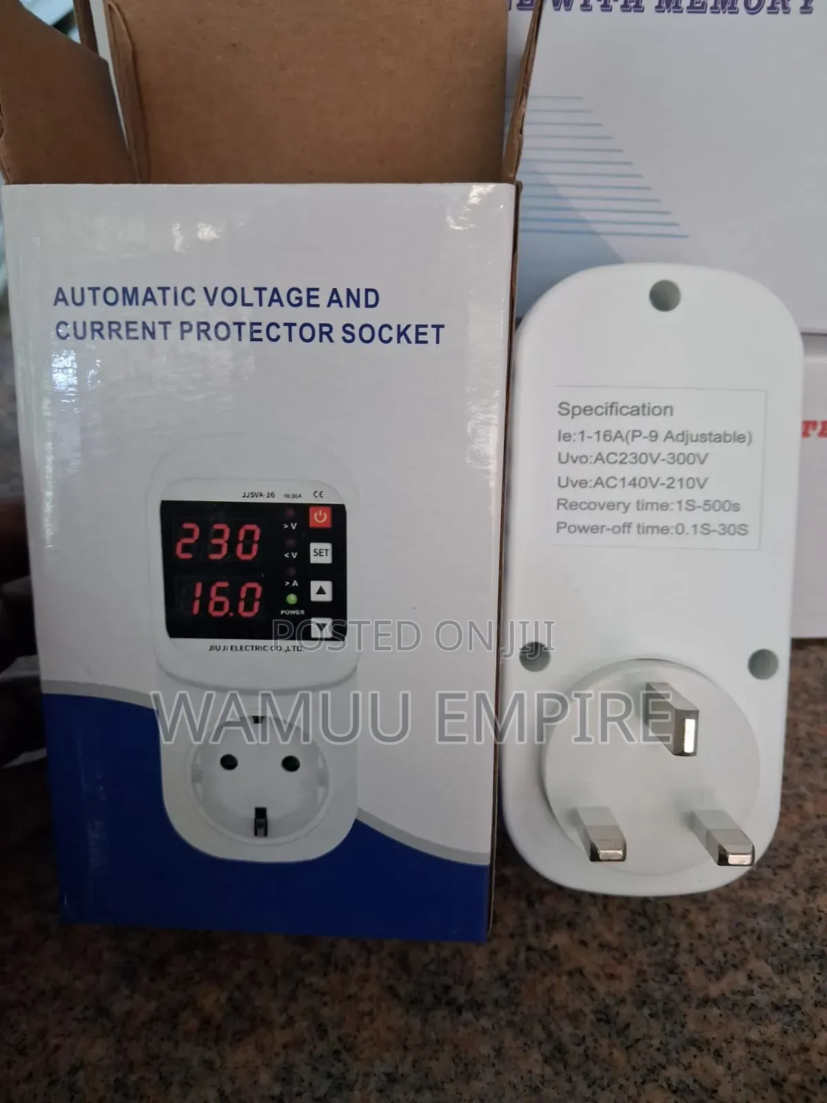 Jiuji Electric Jjsva-16 Adjustable Voltage ,Current Protective Socket