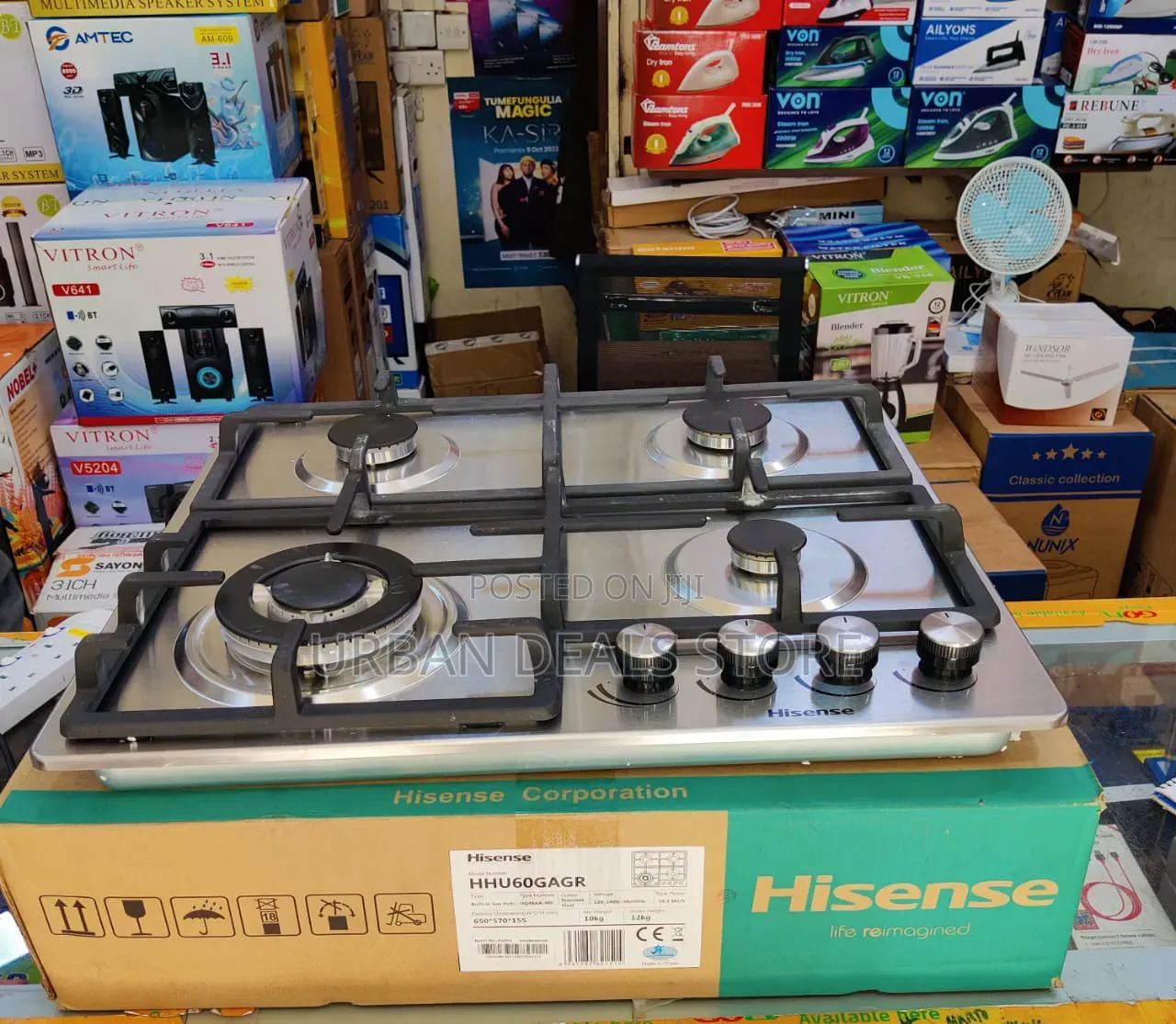 Hisense Inbuilt Gas Cooker – Hhu60gagr