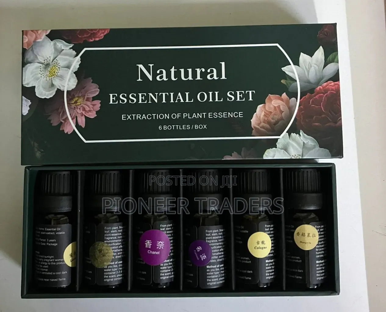 *Natural Essential Oil Set of 6 Pieces(10ml Each Bottle)