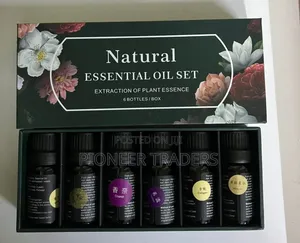 *Natural Essential Oil Set of 6 Pieces(10ml Each Bottle)