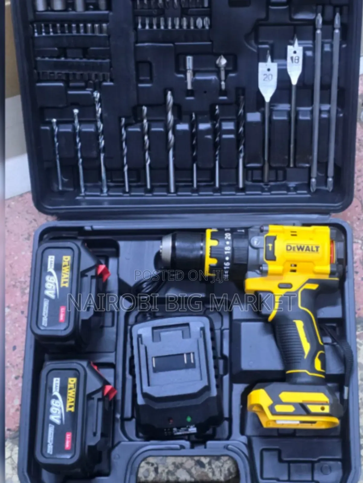 DeWalt 96v  Impact Brushless Drill 2 Batteries