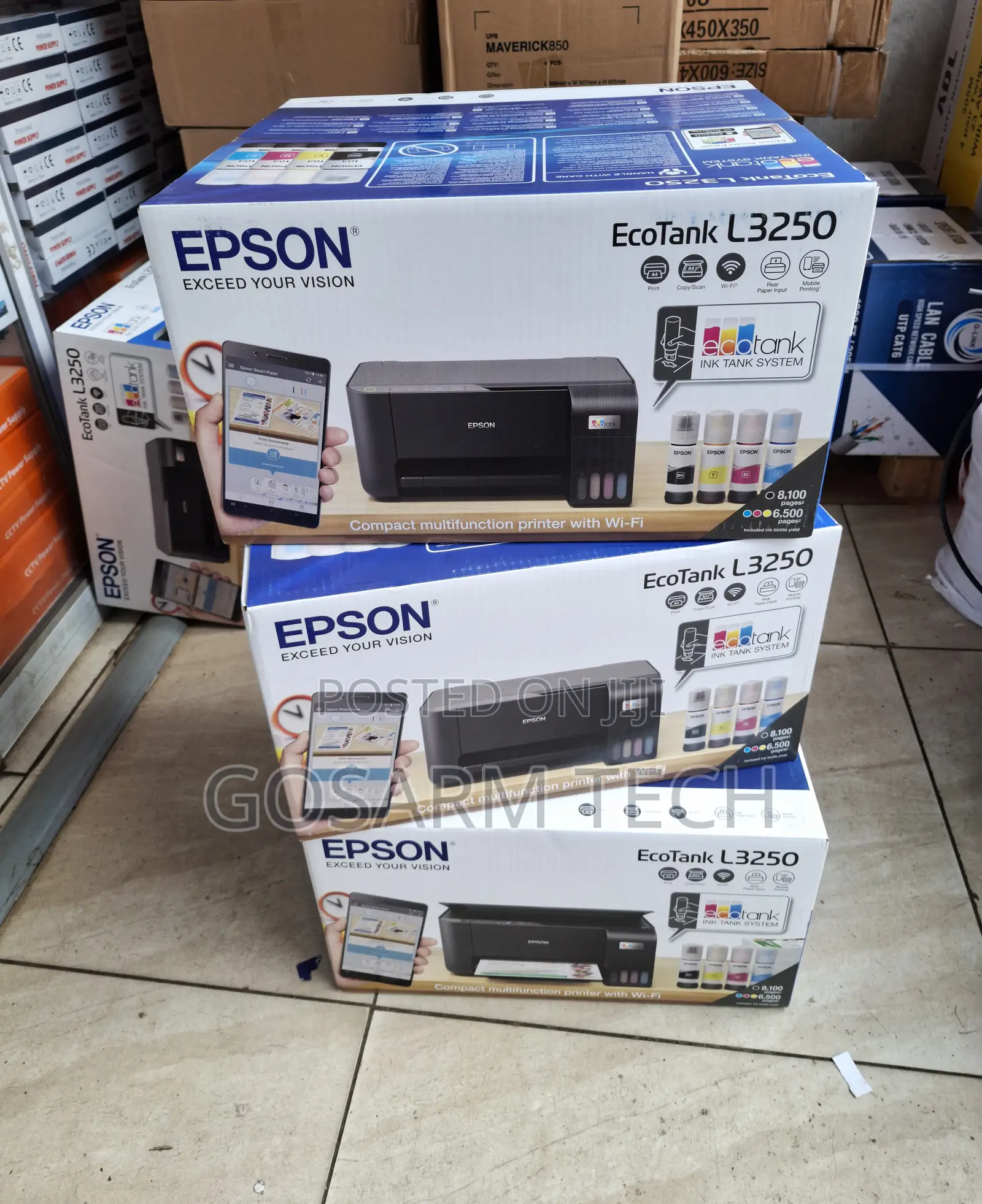 Epson L3250 Wi-Fi Multifunction Printer Wireless Print, Scan and Copy