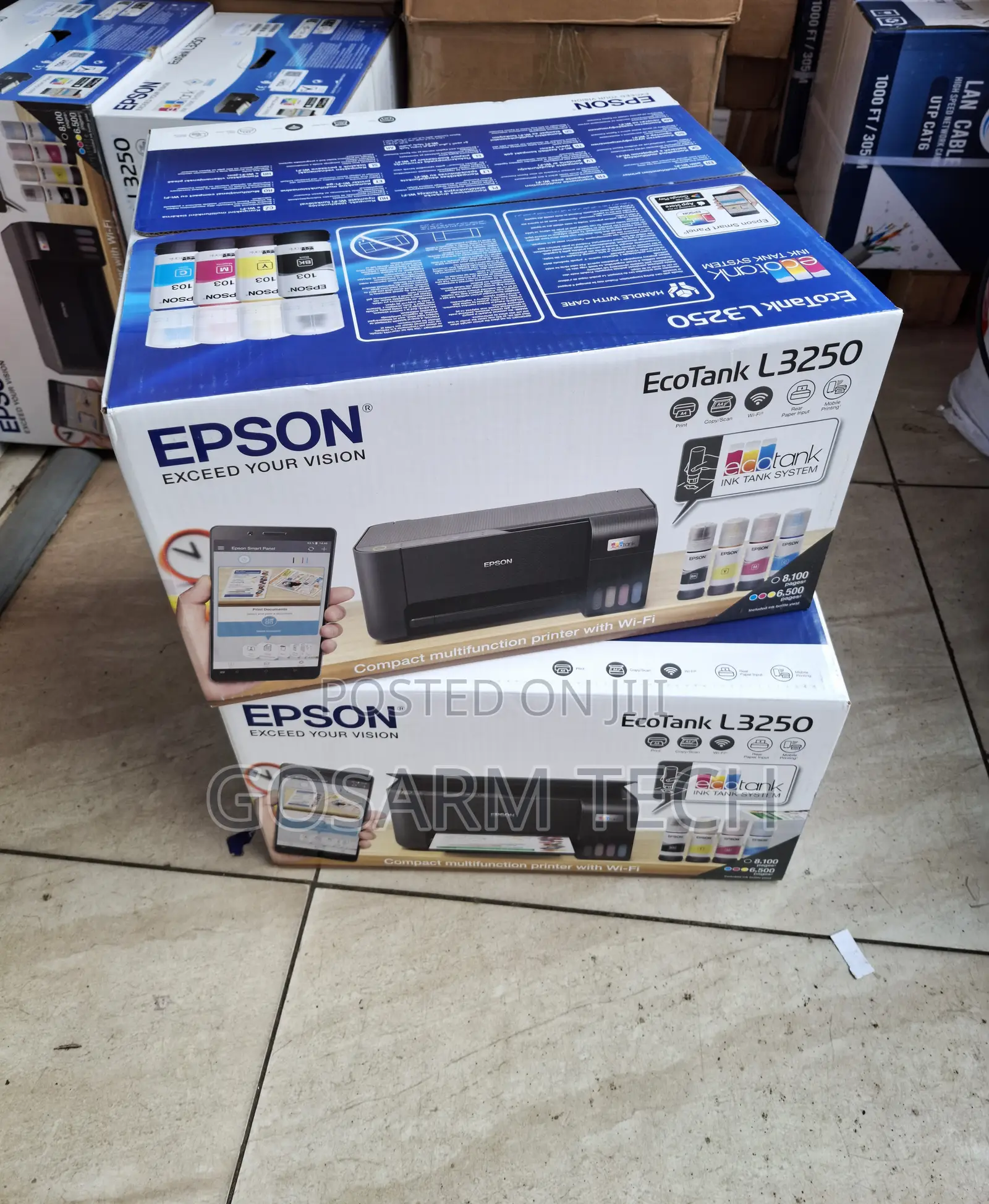 Epson L3250 Wi-Fi All-in-One Ink Printer Print, Scan & Copy