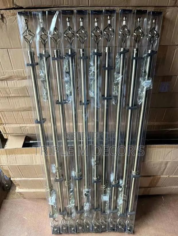 2m Single Imported/ Extendable Curtain Rods