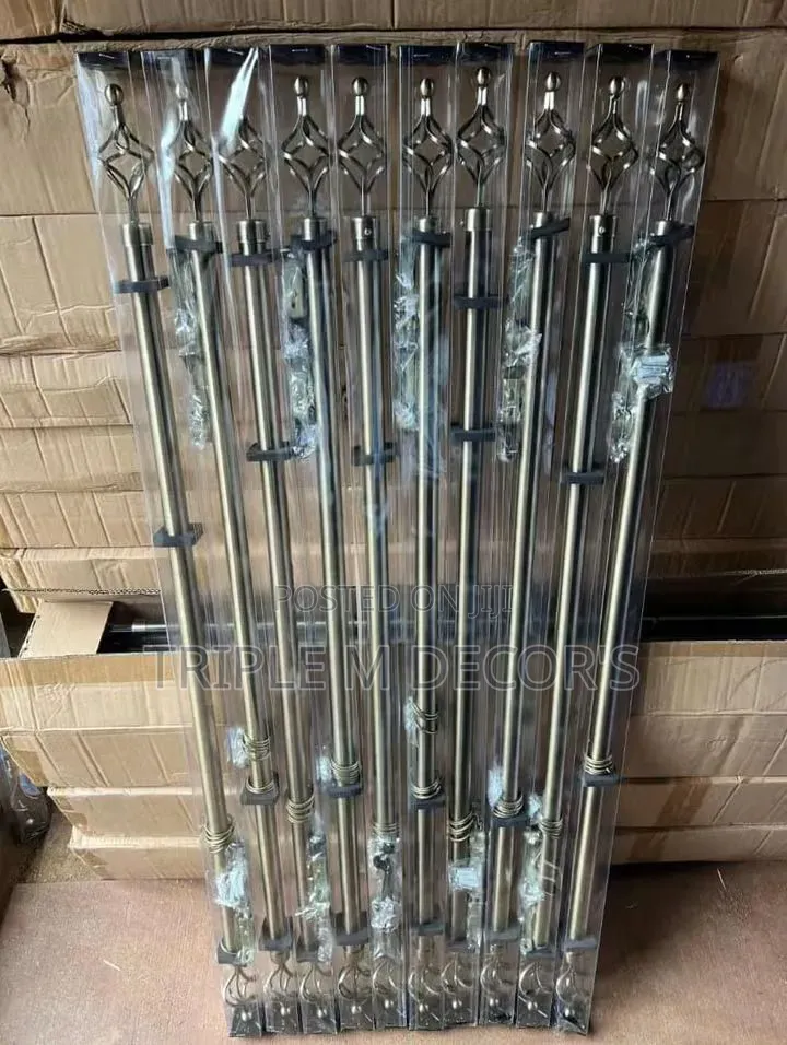 2m Single Imported/ Extendable Curtain Rods