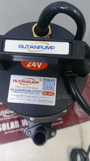Rutan Solar Pump 200 Watts 20 M Head and 24v