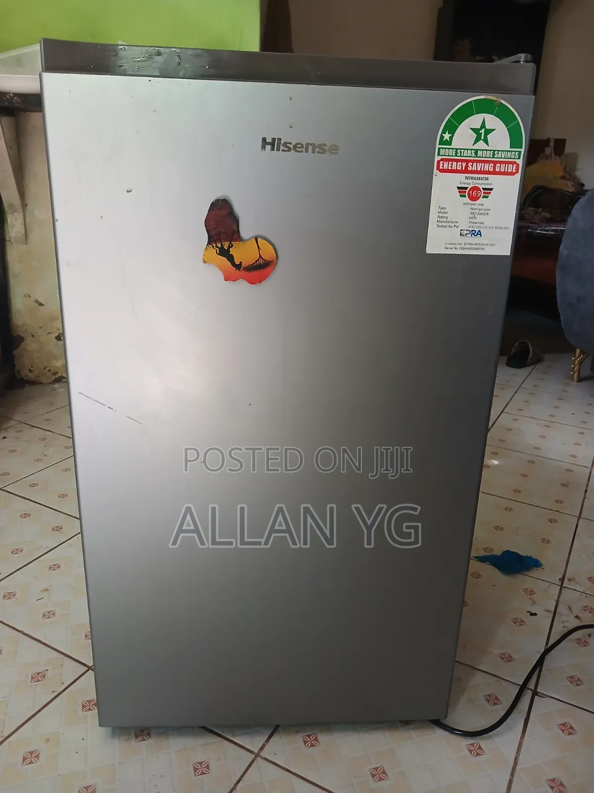 Hisense 94litres Fridge Single Door Energy Saving
