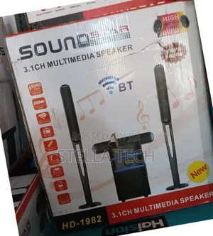 Sound Star Multimedia Speaker System 3.1 Ch -60000w Hd -1982