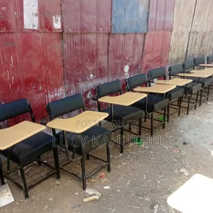 College Brown Arm Chairs