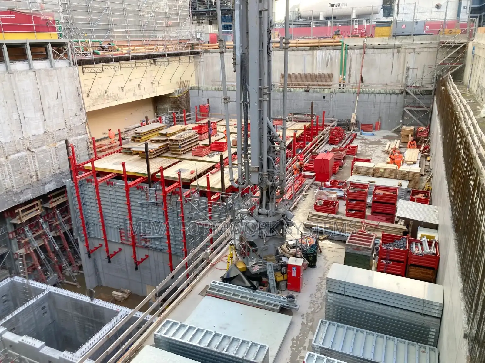 MEVA Climbing Formwork System,Core Walls & Slabs