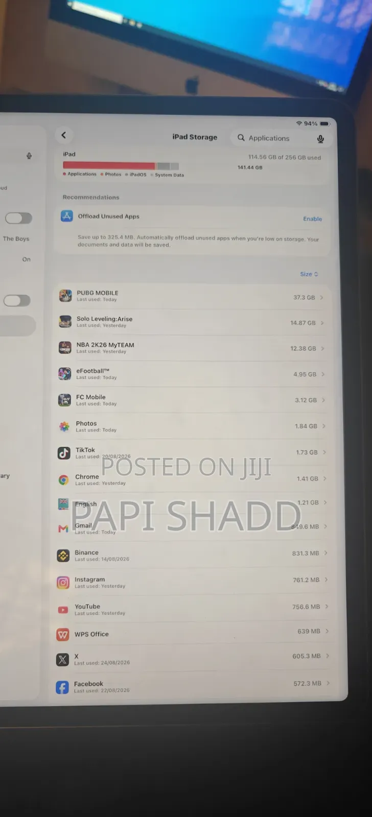 Apple iPad Pro 12.9 (2022) 256 GB Silver