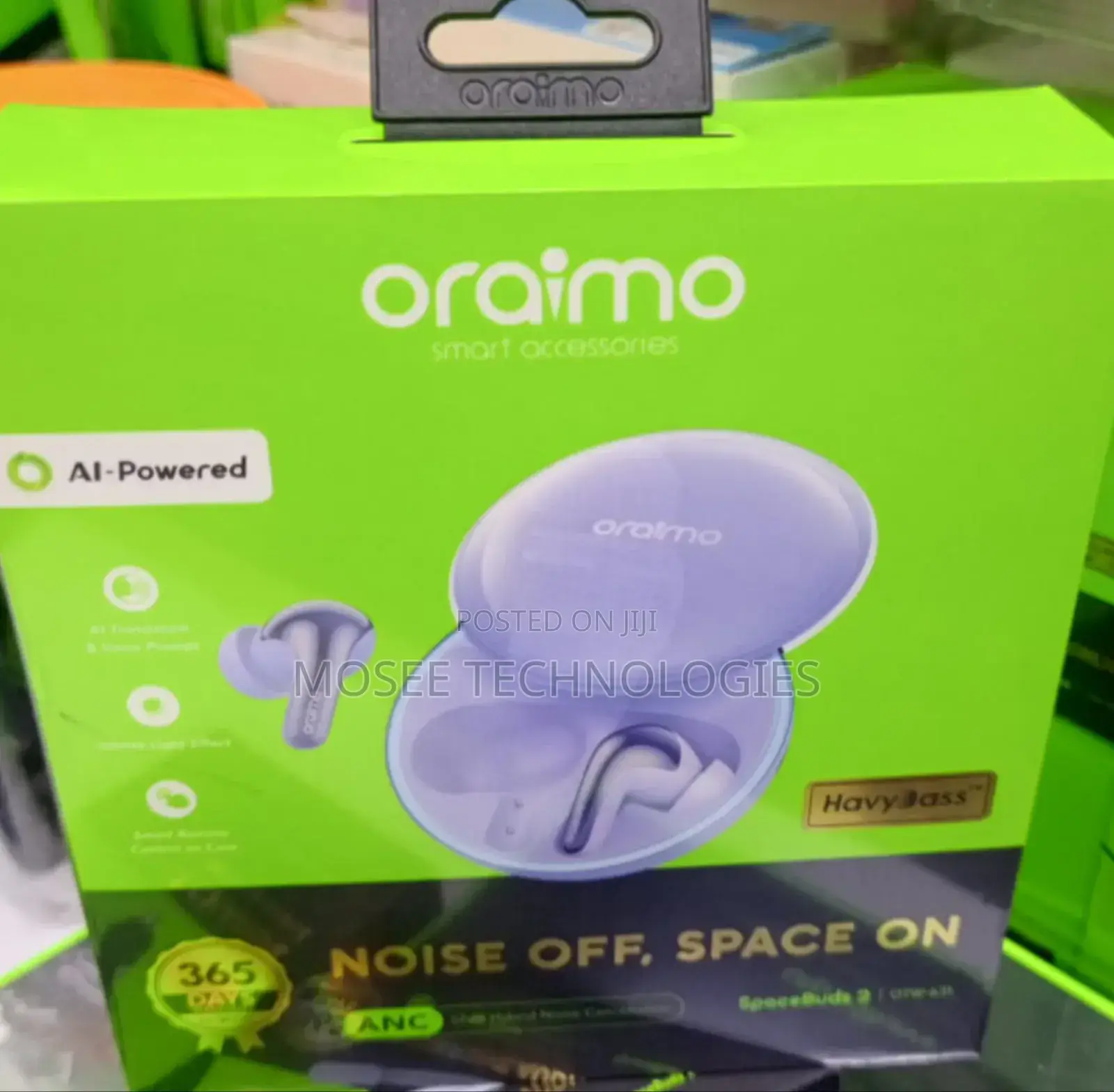 Oraimo SpaceBuds 3 Noise Cancelling Bluetooth Earbuds