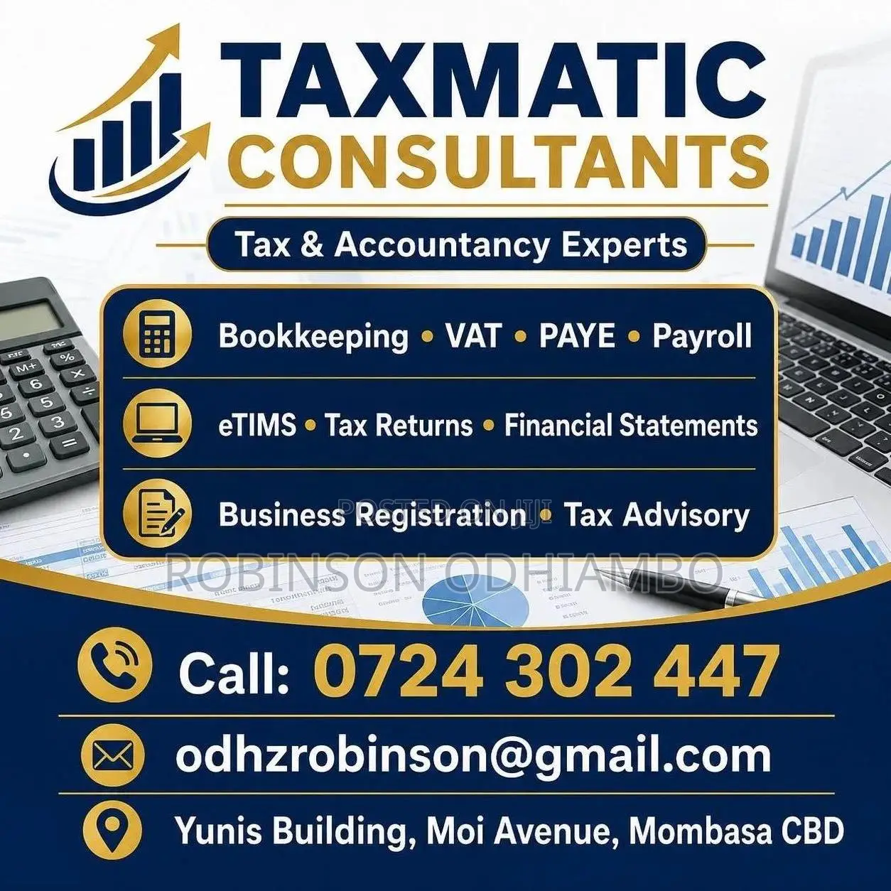 Expert Tax, Accounting Advisory in Mombasa CBD
