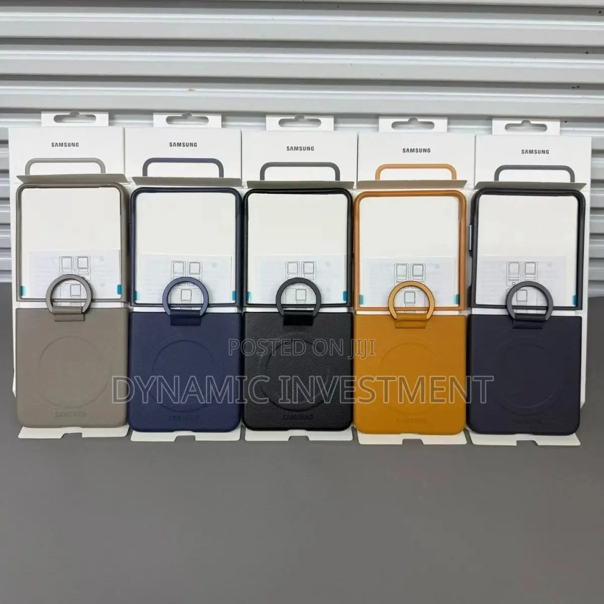 Samsung Galaxy Z Flip 8 Official Leather Flap Magsafe Ring Cover/Case