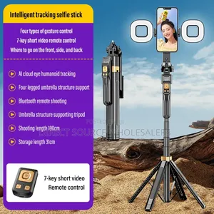 Smart AI Auto Face Tracking Tripod Stand for Phone