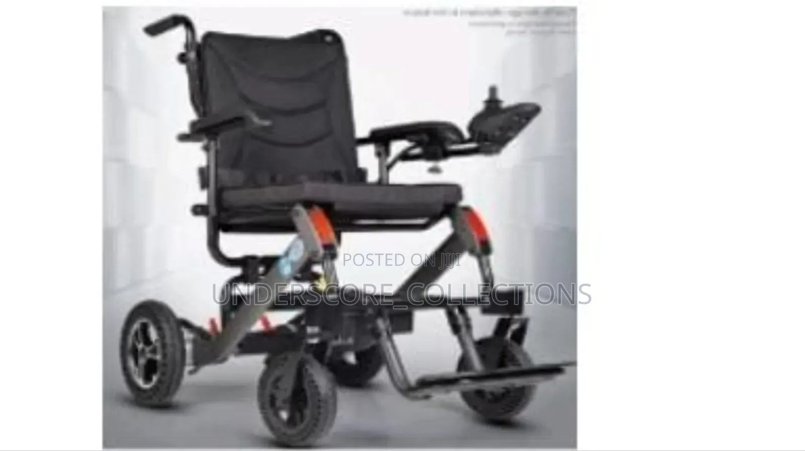 Foldable Electric Wheelchair With a Durable Aluminum Dual Motor Drive