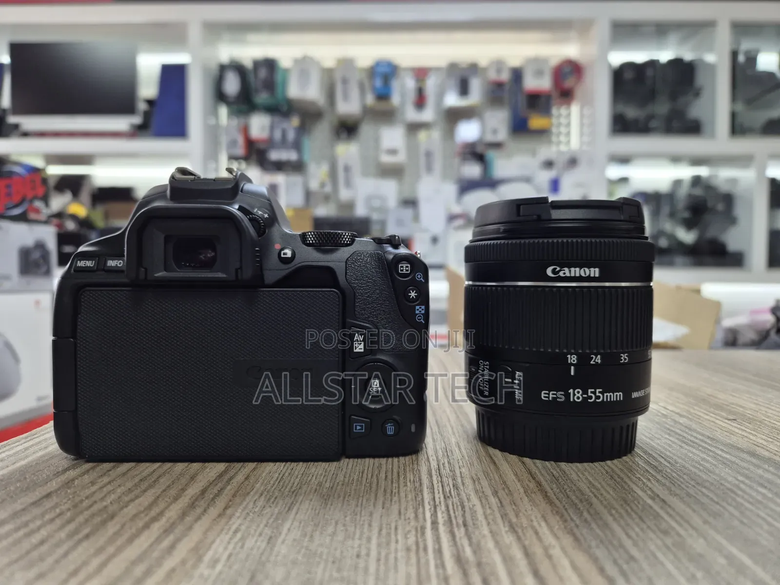 Canon EOS Kiss X10 DSLR Camera With 18-55mm Lens (Black)