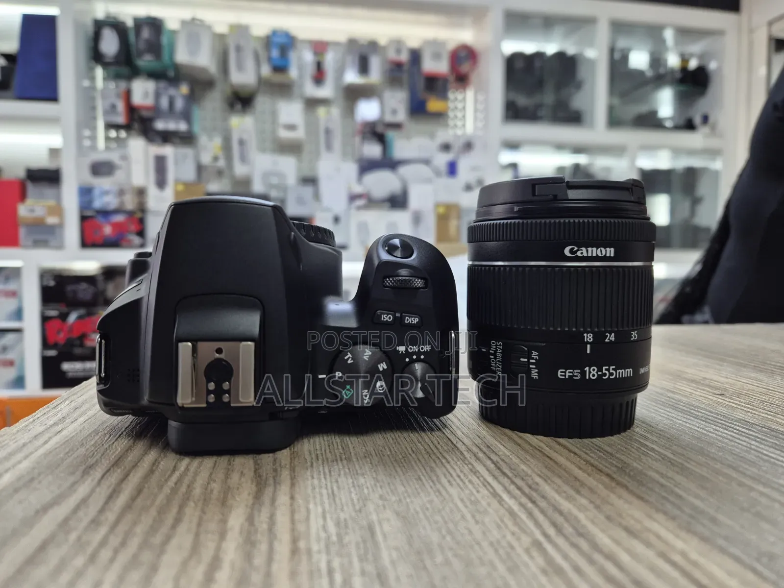 Canon EOS Kiss X10 DSLR Camera With 18-55mm Lens (Black)