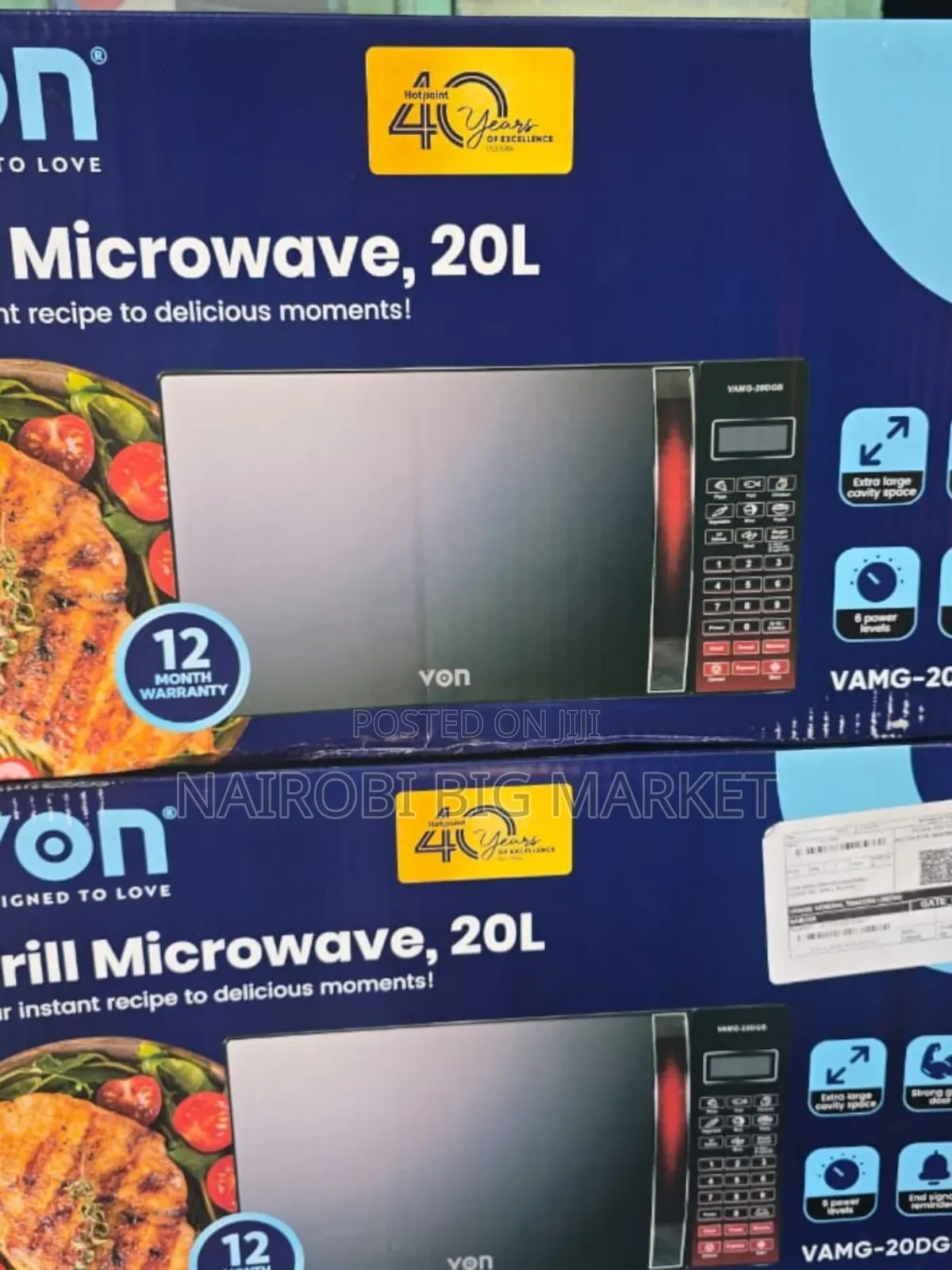 Von Microwave 20l Digital