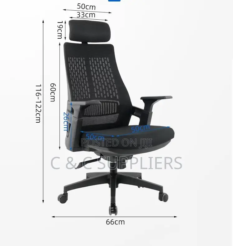 Orthopedic Staff Chair With Modern Armrest.