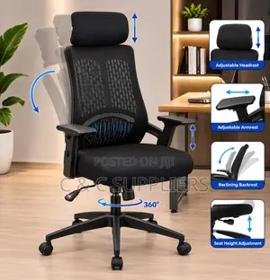 Orthopedic Staff Chair With Modern Armrest.
