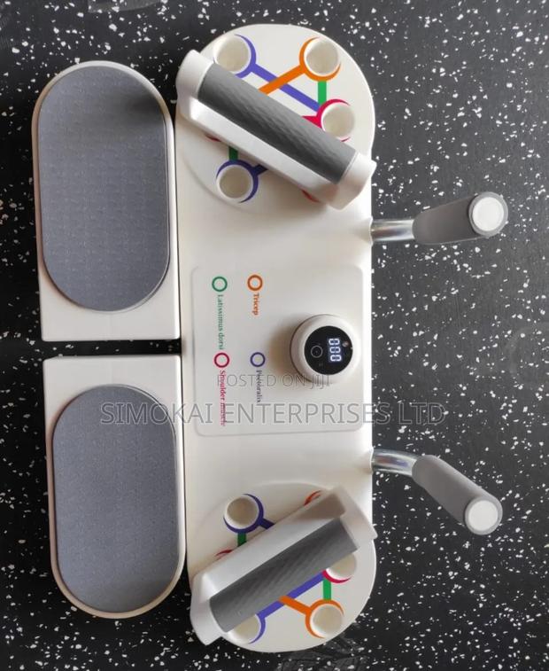 Smart Push Up Board With Resistance Bands and a Timer