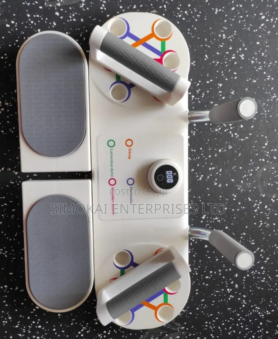 Smart Push Up Board With Resistance Bands and a Timer