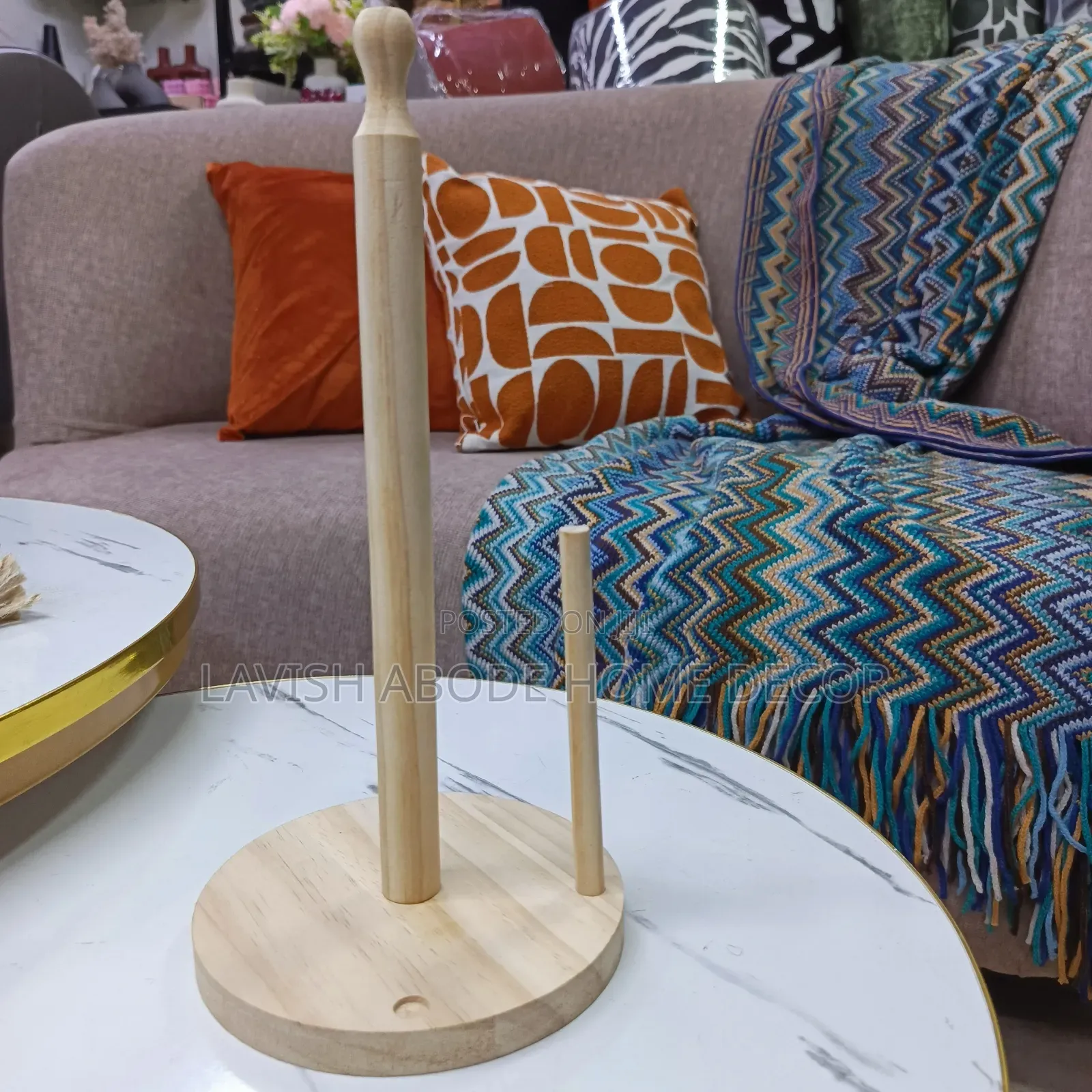 Wooden Bamboo Tissue Holder – Elegant Home & Table Decor