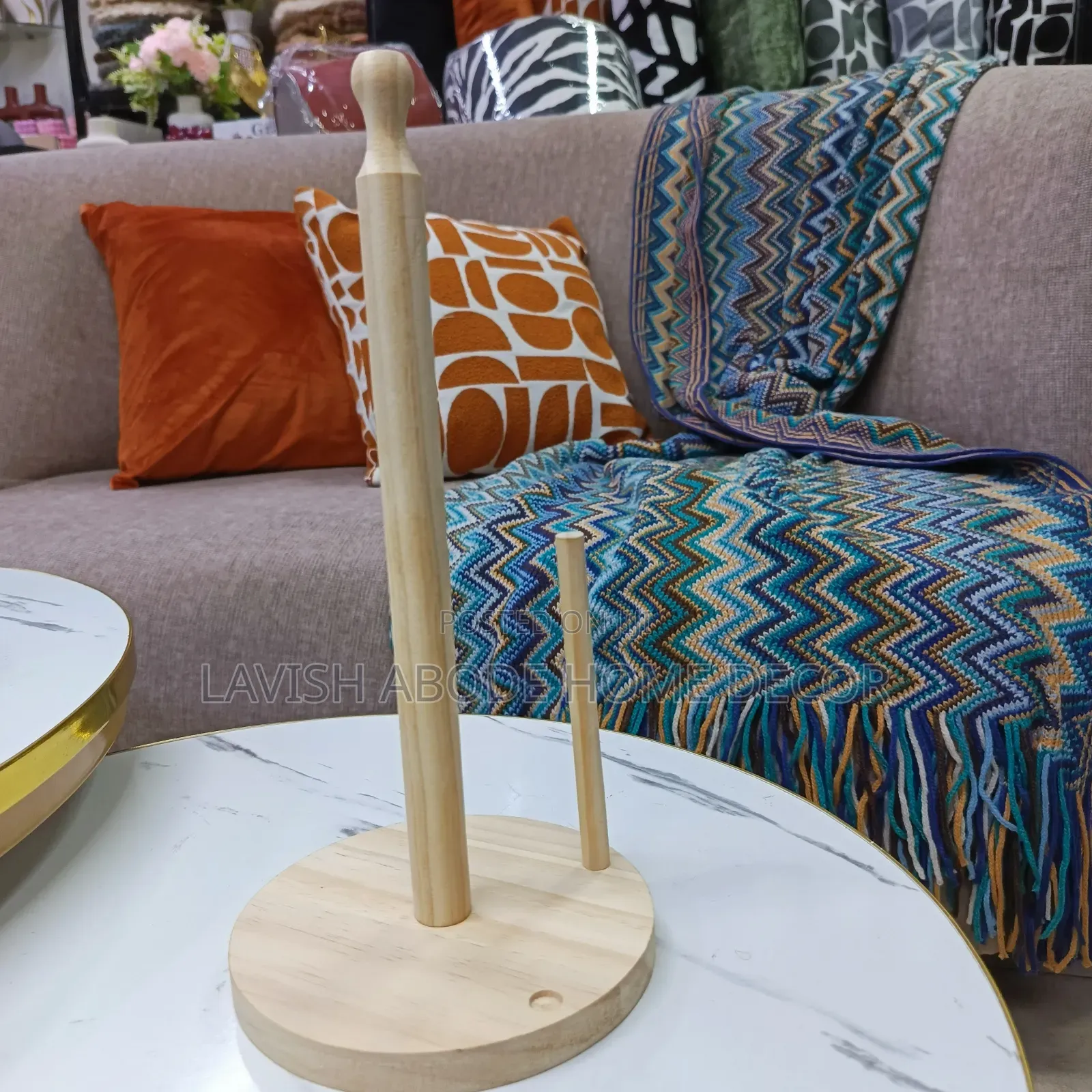 Wooden Bamboo Tissue Holder – Elegant Home & Table Decor