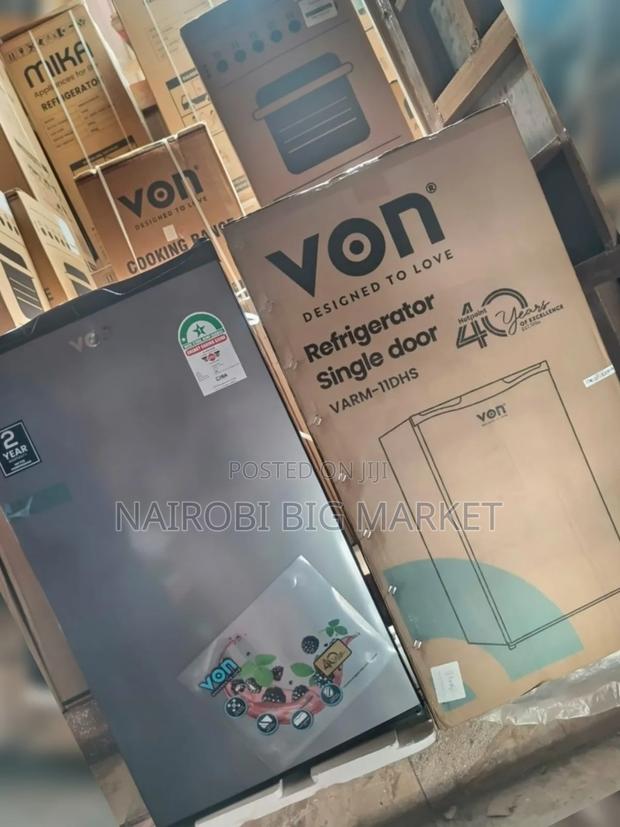 Von 90l Single Door Fridge
