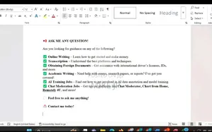 Online Jobs Tutor