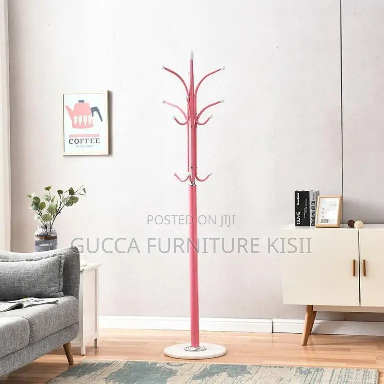 Coat Hanger; Modern Metal Coat Rack With Hooks