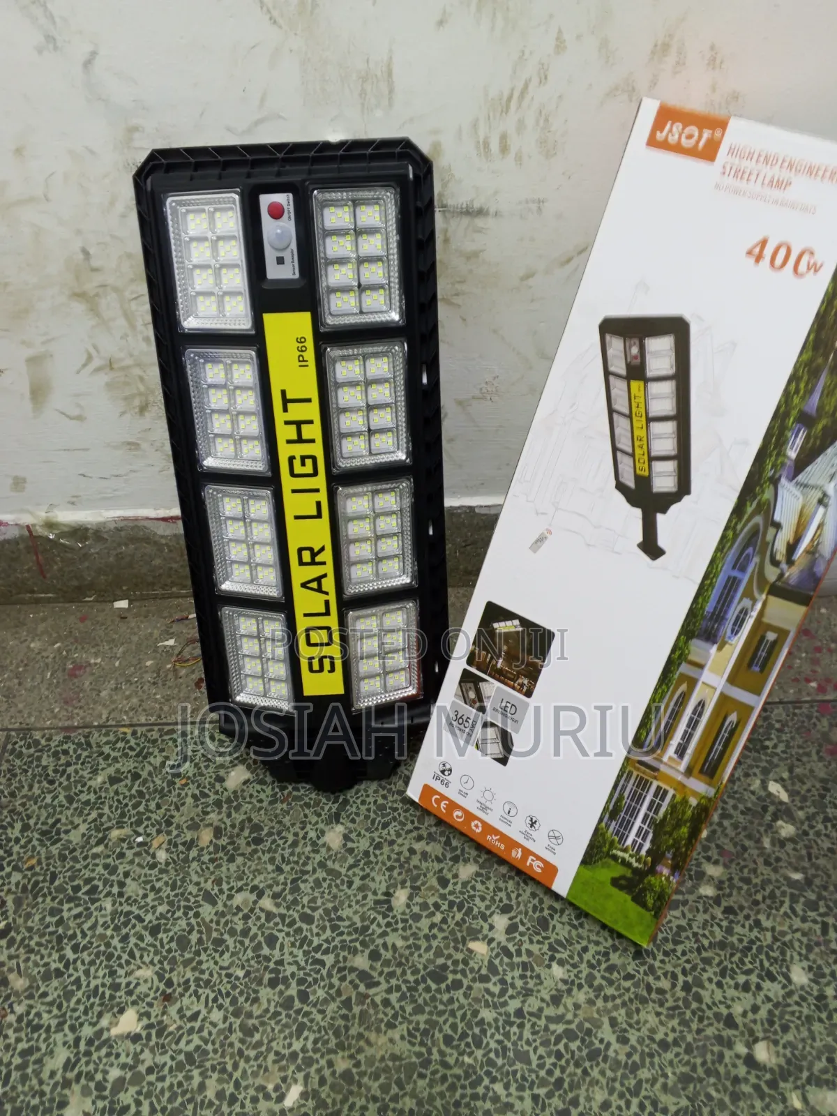400WSolar Street Light for Roads and  Home Compou