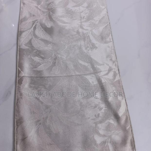 Beige Table Runner – Elegant Dining Table Decor - main view