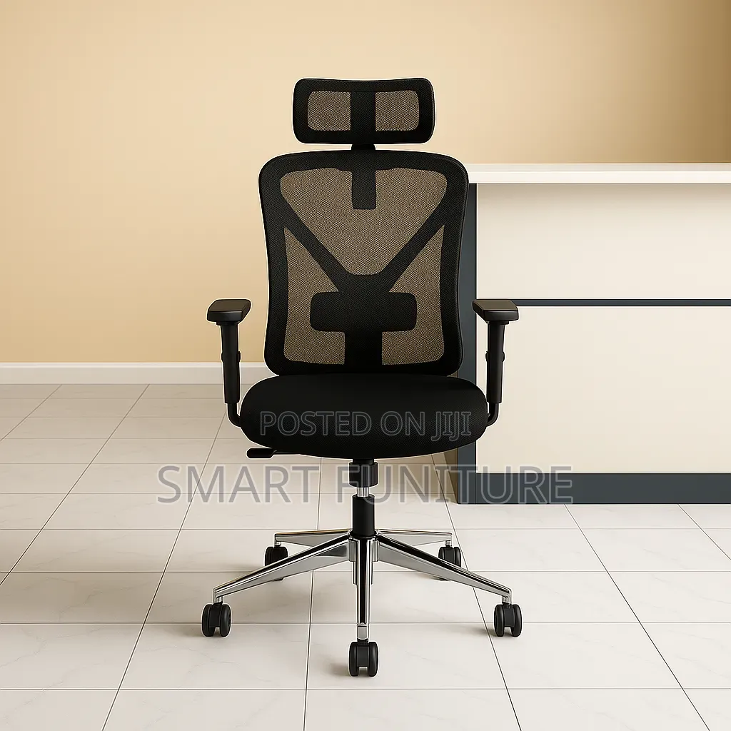 Metallic Based Office Chair 💺