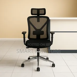 Metallic Based Office Chair 💺
