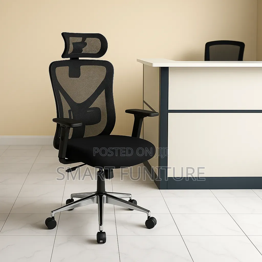 Metallic Based Office Chair 💺