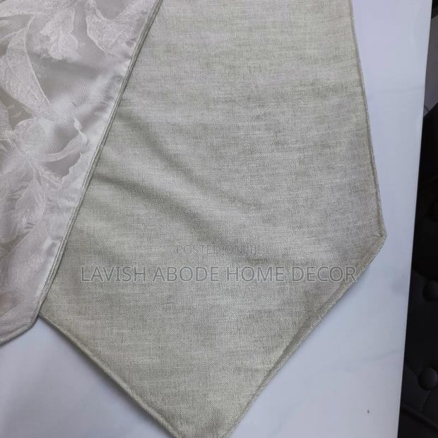 Beige Table Runner – Elegant Dining Table Decor - thumbnail 5