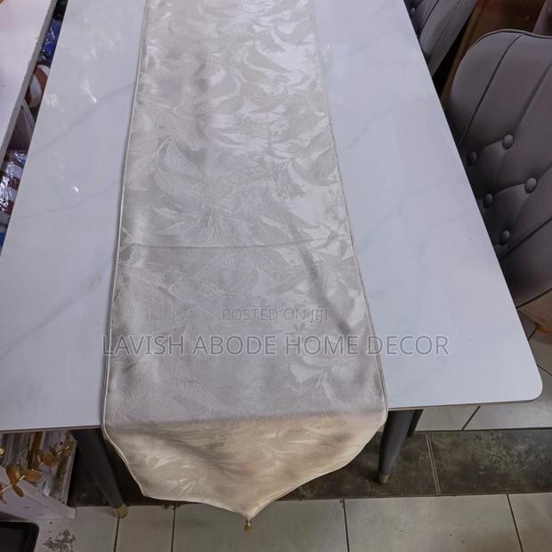 Beige Table Runner – Elegant Dining Table Decor - thumbnail 7
