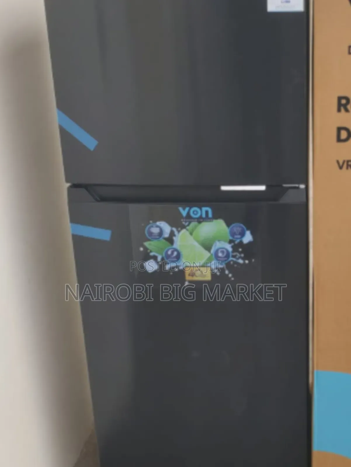 Von  197l  No Frost Double Door Fridge