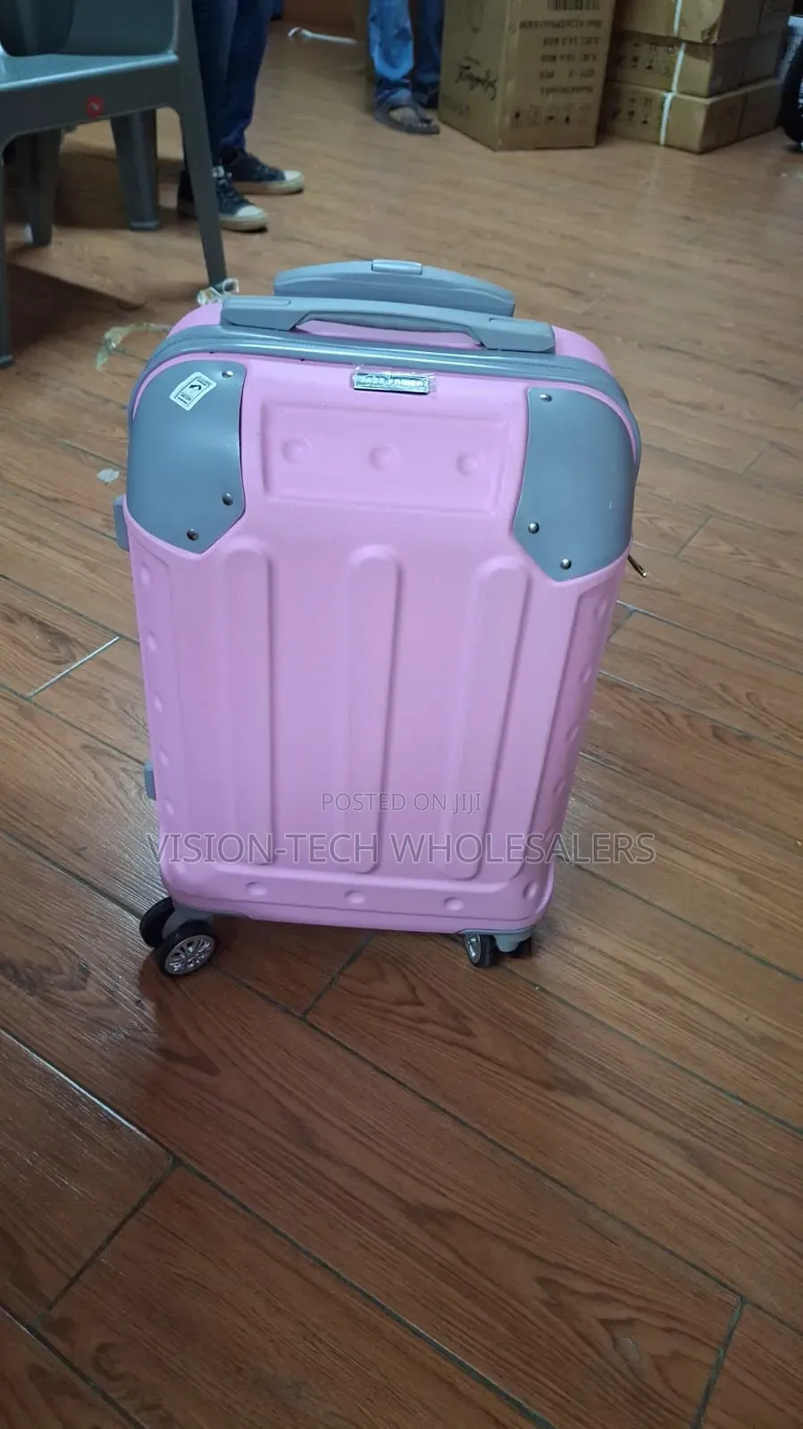 Fibre Small Size Suitcase _ Pink