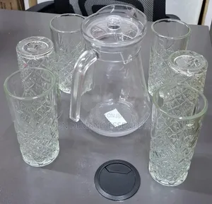 *7pc Glass Set * 
6pcs Glasses 330 Ml 
1pc Water Jug