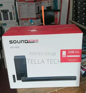 Wireless Soundstar Sound Bar 120W 
Hd-1975