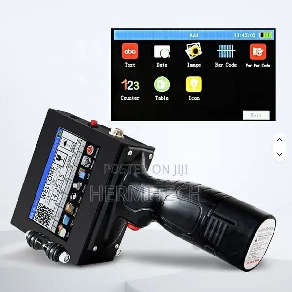 12.7mm Inkjet Printer With Fast Dry Ink for Logos, Text and Numbers