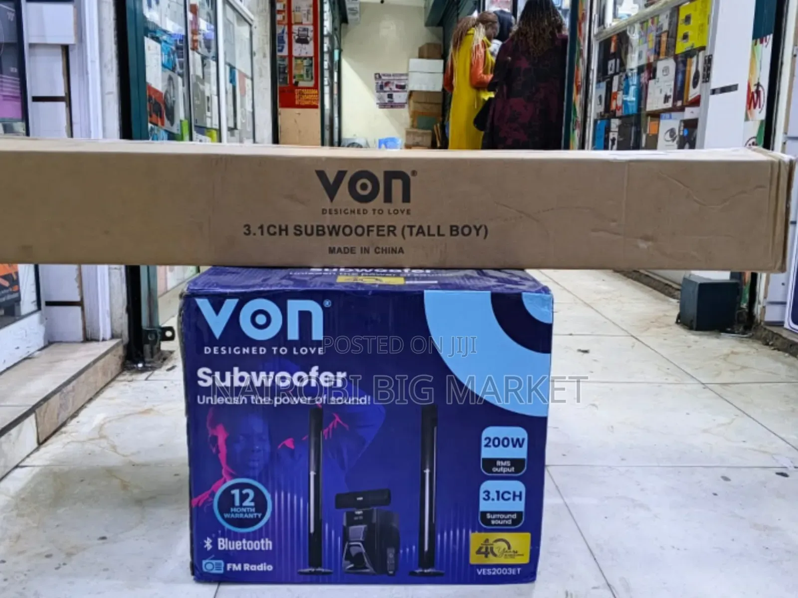 Von 3.1ch Tall Boys Home Theatre System