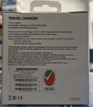 Samsung 45W PD Adapter