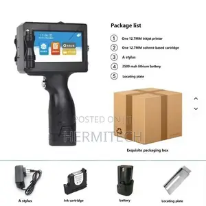 12.7mm Inkjet Printer With Fast Dry Ink for Versatile Surface Marking