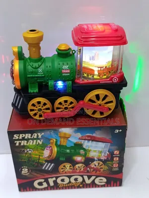 🔵Electric Train
🟢with Smoke Effect.
🟣battery Operated