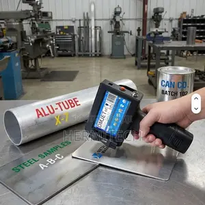 12.7mm Inkjet Printer With Fast Dry Ink and Convenient Handheld Use