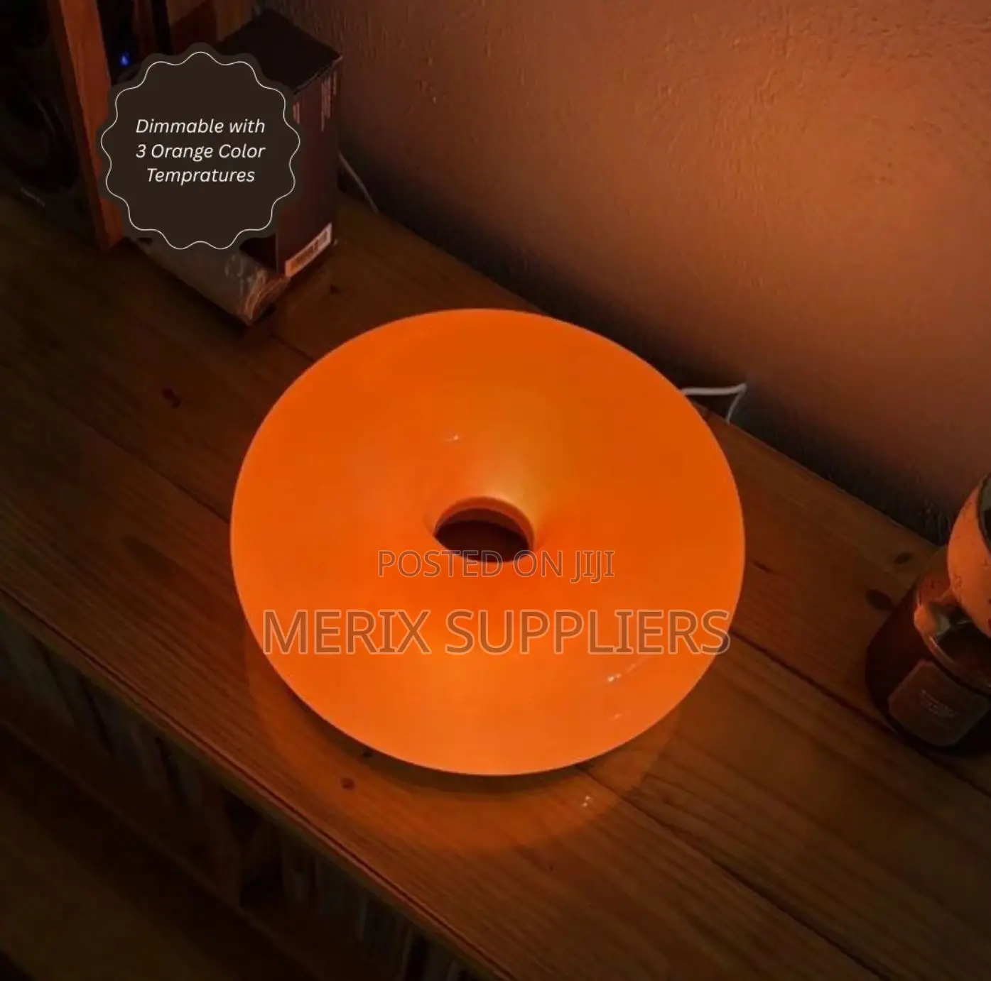 Bofea Doughnut Touch-Controlled Dimmable Mood Lamp
